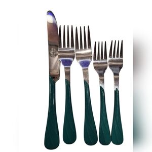 Fiesta Green Swirl Flatware